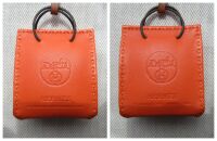 Herm&Atilde;&uml;s Sac Du Orange Bag Charm in Lambskin