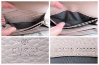 Gucci Petit Marmont Bicolore Continental Flap Wallet in GG Supreme & Calfsk