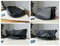 Mulberry Effie Satchel in Black Spongy Pebbled Leather