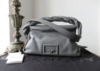 Givenchy ID93 Medium Zip Bag in Storm Grey Calfksin