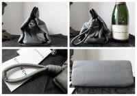 Givenchy ID93 Medium Zip Bag in Storm Grey Calfksin