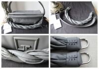 Givenchy ID93 Medium Zip Bag in Storm Grey Calfksin