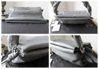 Givenchy ID93 Medium Zip Bag in Storm Grey Calfksin