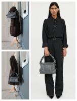 Givenchy ID93 Medium Zip Bag in Storm Grey Calfksin