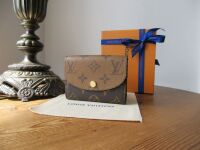 Louis Vuitton Rosalie Coin Card Wallet Purse in Monogram Reverse