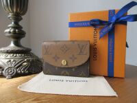 Louis Vuitton Rosalie Coin Card Wallet Purse in Monogram Reverse