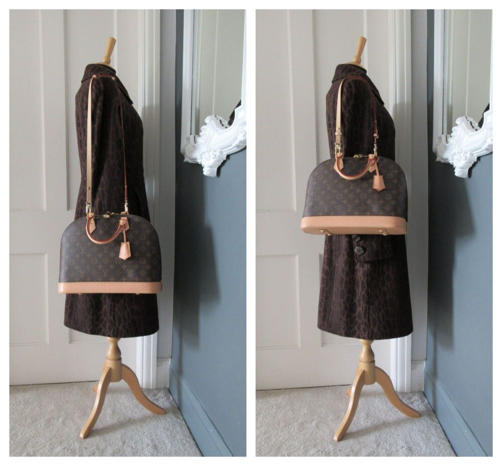 Louis Vuitton Prestud Adjustable Shoulder Strap in Natural Calfskin Vachette