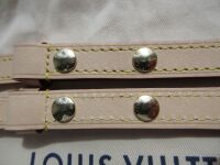 Louis Vuitton Prestud Adjustable Shoulder Strap in Natural Calfskin Vachett