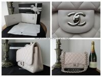Chanel Timeless Classic Large (Jumbo) Flap Bag in Pale Pink Lambskin with S