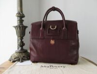 Mulberry Cara Delevingne Backpack in Oxblood Coloured Vegetable Tanned Leat