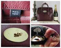 Mulberry Cara Delevingne Backpack in Oxblood Coloured Vegetable Tanned Leat