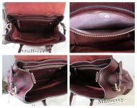 Mulberry Cara Delevingne Backpack in Oxblood Coloured Vegetable Tanned Leat