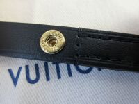 Louis Vuitton Prestud Adjustable Shoulder Strap in Black Calfskin