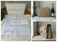 Balenciaga Ludis Le Dix Soft Cartable Satchel in Beige Calfskin