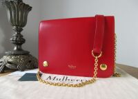 Mulberry Clifton Shoulder Bag in Scarlet Crossboarded Calf