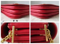 Mulberry Clifton Shoulder Bag in Scarlet Crossboarded Calf