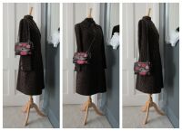 Mulberry Lily in Scribbly Floral Patent Leather