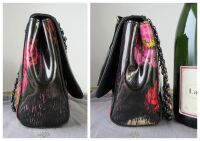 Mulberry Lily in Scribbly Floral Patent Leather