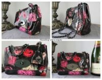 Mulberry Lily in Scribbly Floral Patent Leather