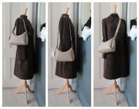 Polène Umi Shoulder Bag in Clay Grained Calfskin
