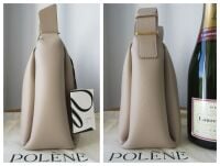 Polène Umi Shoulder Bag in Clay Grained Calfskin
