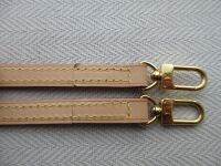 Louis Vuitton Long Shoulder Strap in Natural Calfskin Vachette