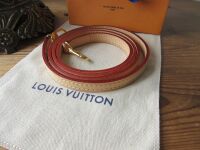Louis Vuitton Long Shoulder Strap in Natural Calfskin Vachette
