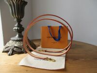 Louis Vuitton Long Shoulder Strap in Natural Calfskin Vachette