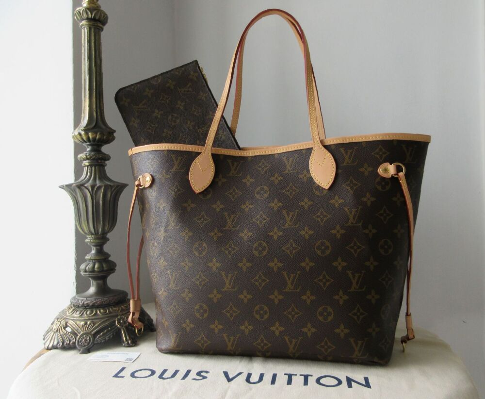 Louis Vuitton Neverfull MM in Monogram Beige