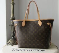 Louis Vuitton Neverfull MM in Monogram Beige