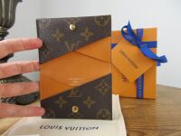 Louis Vuitton Slim Card Holder Case Mini Wallet in Monogram Archive