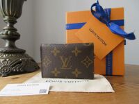 Louis Vuitton Slim Card Holder Case Mini Wallet in Monogram Archive