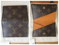 Louis Vuitton Slim Card Holder Case Mini Wallet in Monogram Archive