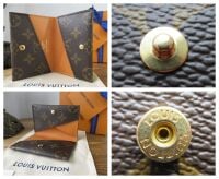 Louis Vuitton Slim Card Holder Case Mini Wallet in Monogram Archive