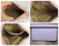 Max Mara Elsa Small Crossbody Camera Bag in Powder Pink Calfskin