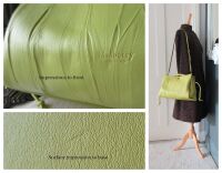 Mulberry Large Iris in Meadow Green Crinkled Leather