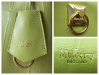 Mulberry Large Iris in Meadow Green Crinkled Leather
