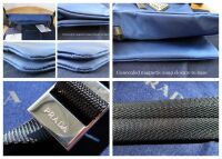 Prada Soft Messenger Bag in Royal Blue Tessuto New