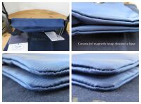 Prada Soft Messenger Bag in Royal Blue Tessuto New