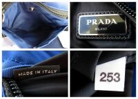Prada Soft Messenger Bag in Royal Blue Tessuto New