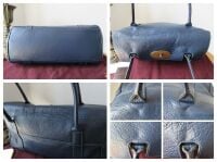 Mulberry Classic East West Bayswater in Indigo Polished Buffalo