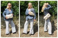 Chanel CC Country Straw Raffia Large East West Single Flap Bag