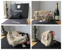 Chanel CC Country Straw Raffia Large East West Single Flap Bag