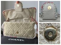 Chanel CC Country Straw Raffia Large East West Single Flap Bag