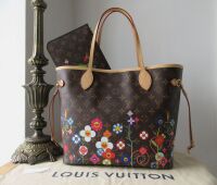 Louis Vuitton Limited Edition LV x TM Murakami Neverfull MM
