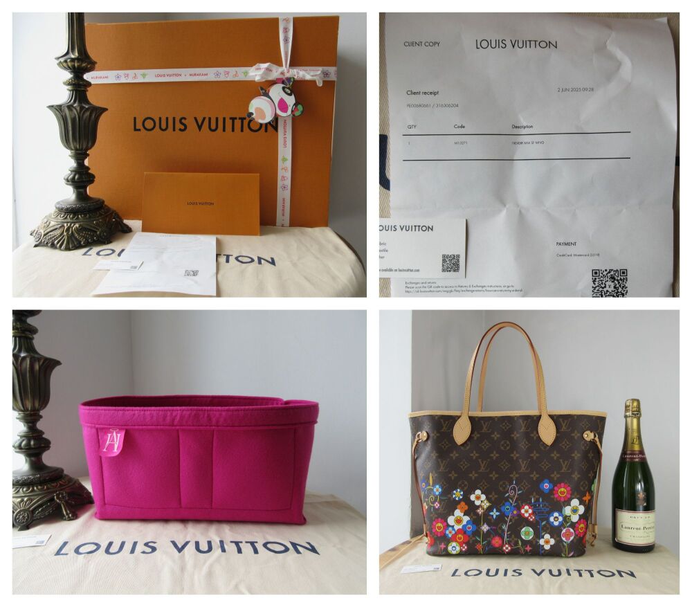 Louis Vuitton Limited Edition LV x TM Murakami Neverfull MM