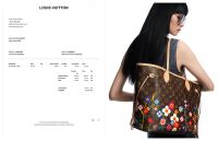 Louis Vuitton Limited Edition LV x TM Murakami Neverfull MM