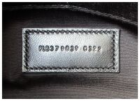 Saint Laurent YSL Monogram Cassandre A5 Wristlet Zip Pouch in Black Matelas