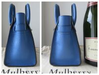 Mulberry Micro Zipped Bayswater in Porcelain Blue Small Classic Grain