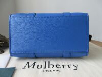 Mulberry Micro Zipped Bayswater in Porcelain Blue Small Classic Grain